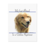 Golden Retriever Best Friend 2 postcards