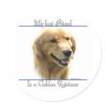 Golden Retriever Best Friend 2 - Sticker