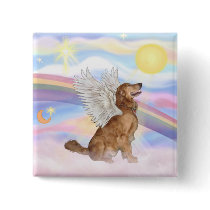 Golden Retriever Button