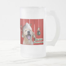 Golden Retriever Christmas Cards Gifts Coffee Mug