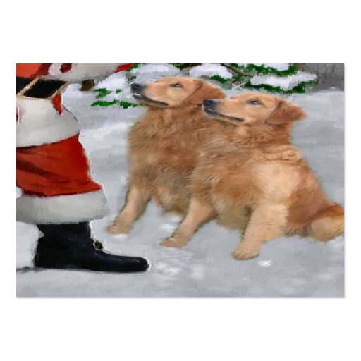 Golden Retriever Christmas Gifts Business Cards