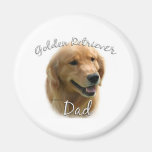 Golden Retriever Dad 2 Magnet