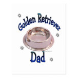 Golden Retriever Dad Post Cards