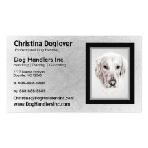 Golden Retriever dog Business Card Templates