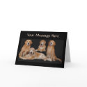 Golden Retriever Family Greeting Card