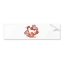 Golden Retriever Heart Design Bumper Stickers