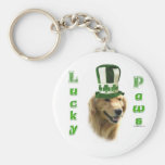 Golden Retriever Lucky Paws Keychain