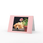 Golden Retriever My Heart Is Yours Card