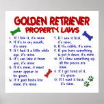 GOLDEN RETRIEVER PL2 POSTER