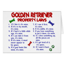Golden Retriever Property Laws 2 Cards