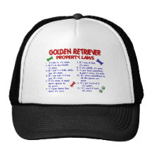 Golden Retriever Property Laws 2 Hats