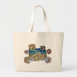 GOLDEN RETRIEVER PUPPIES FLOWERS PUZZLES CUBES BAG