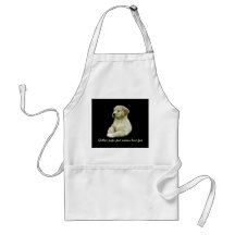 Golden Retriever Puppy Apron