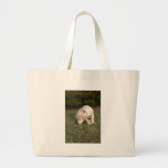 Golden Retriever Puppy Sniffing Tote Bags