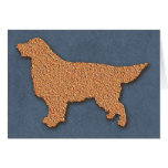 "Golden Retriever Silhouette on Bllue" cards