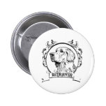 Golden Retriever T-shirt Pinback Button