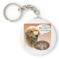 Golden Retriever Turkey Key Chain