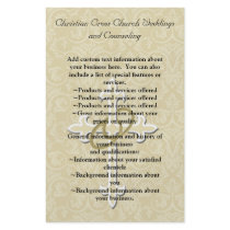 Golden Rings with Cross, Elegant Christian Love