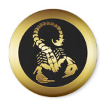 GOLDEN SCORPION magnets
