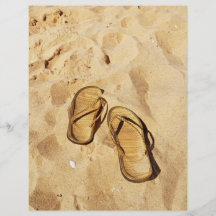 golden slippers on the beach flyer
