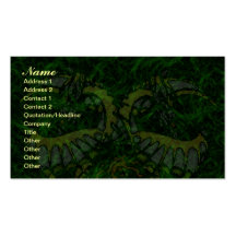 Golden Smoke Dragonheart Business Card Template