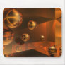Golden Spheres Mouse Mats
