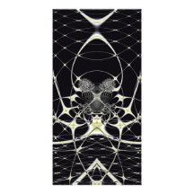 Golden Spiderweb Photo Card