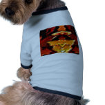 Golden Spirit Plate n Flames - Reiki Healing V11 Doggie Shirt