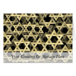 Golden Star Of David Card
