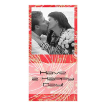 Golden Straw Photo Card
