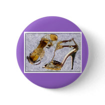 Golden Studded Stilettos