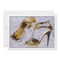 Golden Studded Stilettos