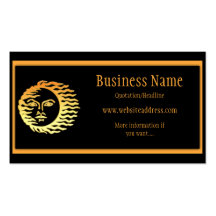 Golden Sun Business Card