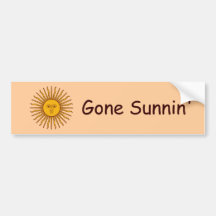 Golden Sun of May Argentina Flag Bumper Sticker