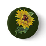 Golden Sunflower buttons