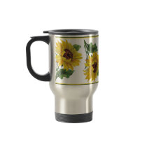 Golden Sunflower Coffee Mugs