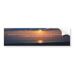 Golden Sunset-Quote bumper stickers