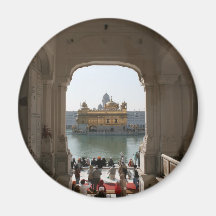 Golden Temple Harmandir Sahib Amritsar North India Refrigerator Magnet