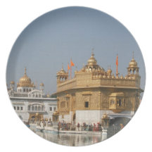 Golden Temple Harmandir Sahib Amritsar North India Plate