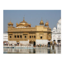 Golden Temple Harmandir Sahib Amritsar North India Postcard