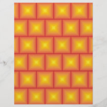 Golden tiles pattern flyers