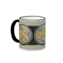 Golden Triskele mugs