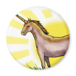Golden Unicorn magnets