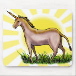 Golden Unicorn mousepads
