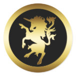 GOLDEN UNICORN stickers