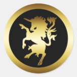 GOLDEN UNICORN STICKERS