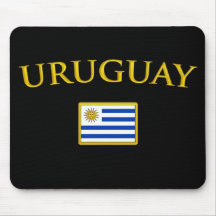 Golden Uruguay Mouse Mats