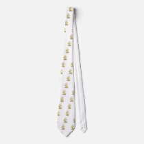 Golden Variegated Jasmine Tie