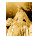 Golden Vintage Bride Photography Postcard