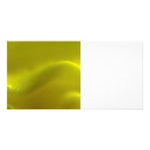 Golden Wave Dream Custom Photo Card
